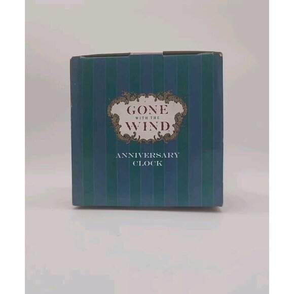 Gone With The Wind Anniversary Clock w/Horse & Carriage Pendulums 9 Inch NIB - Picture 6 of 7